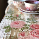 Painterly Roses Decor Stamp by IOD