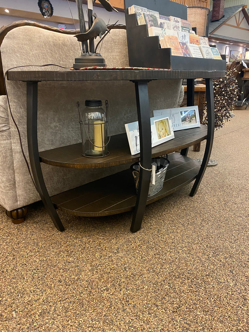 HOMESTEAD ROUNDED SOFA TABLE