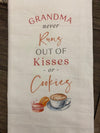 GRANDMA KISSES TEA TOWEL-Rustic Ranch