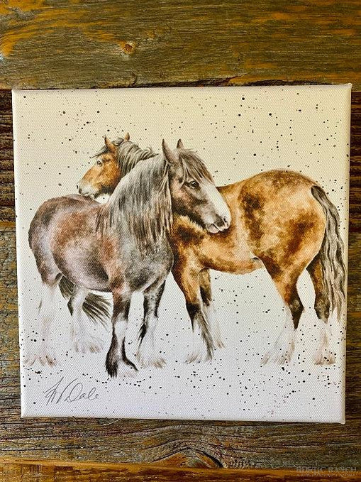 Side by Side Canvas-Rustic Ranch