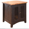 Pueblo Black End Table available at Rustic Ranch Furniture in Airdrie, Alberta.