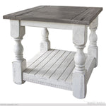 Stone End Table available at Rustic Ranch Furniture in Airdrie, Alberta
