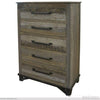 Loft Brown Five Drawer Chest-Rustic Ranch