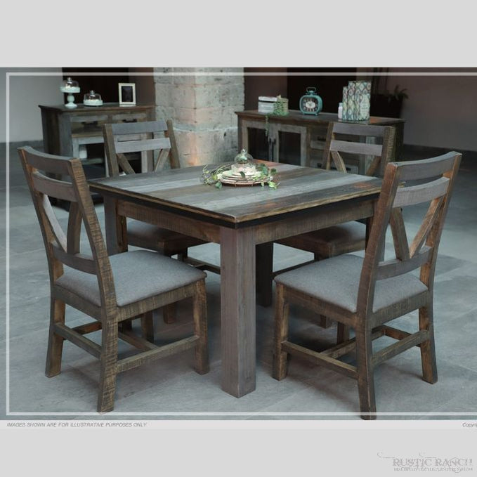 Loft Brown 42" Square Dining Table available at Rustic Ranch Furniture in Airdrie, Alberta