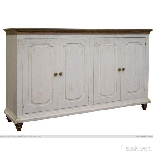 Margot Console - White-Rustic Ranch