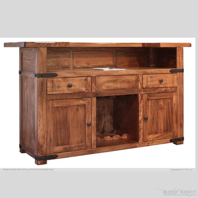 Parota Bar available at Rustic Ranch Furniture in Airdrie, Alberta