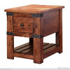 Parota Chair Side Table available at Rustic Ranch Furniture in Airdrie, Alberta