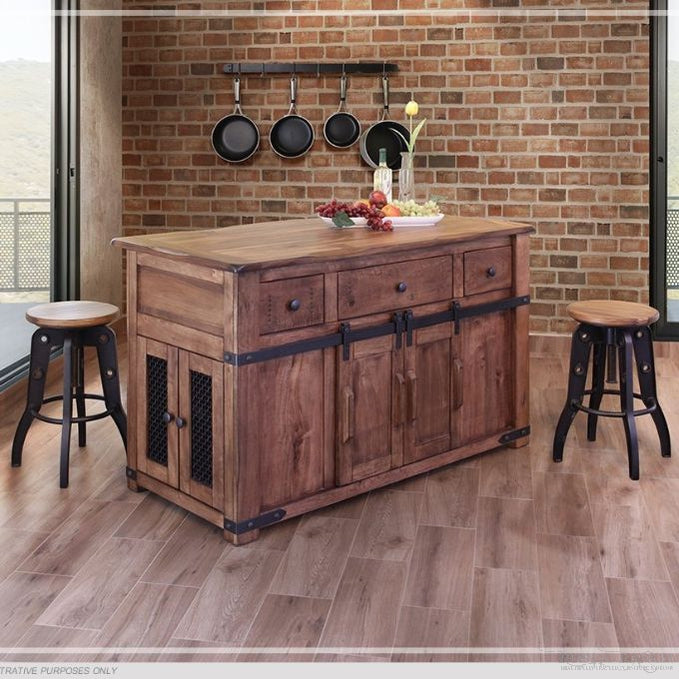 Parota Kitchen Island available at Rustic Ranch Furniture in Airdrie, Alberta