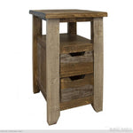 Antique Chair Side Table available at Rustic Ranch Furniture in Airdrie, Alberta