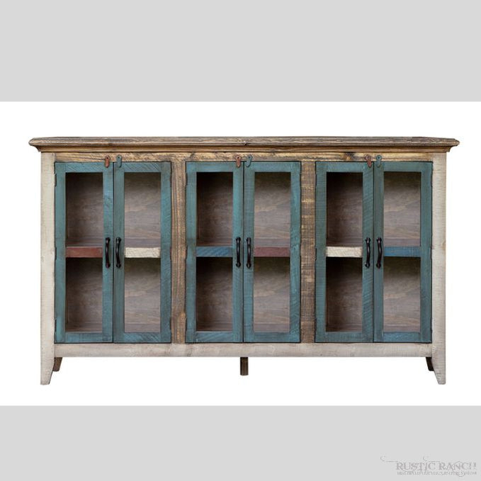 Antique Multi Colour Console available at Rustic Ranch Furniture in Airdrie, Alberta