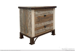 Antique Two Drawer Nightstand available at Rustic Ranch Furniture in Airdrie, Alberta