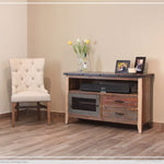 Antique Multi Colour TV Stand - Three Sizes available at Rustic Ranch Furniture in Airdrie, Alberta