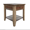 Antique Multi Colour Narrow Drawer End Table available at Rustic Ranch Furniture in Airdrie, Alberta. 