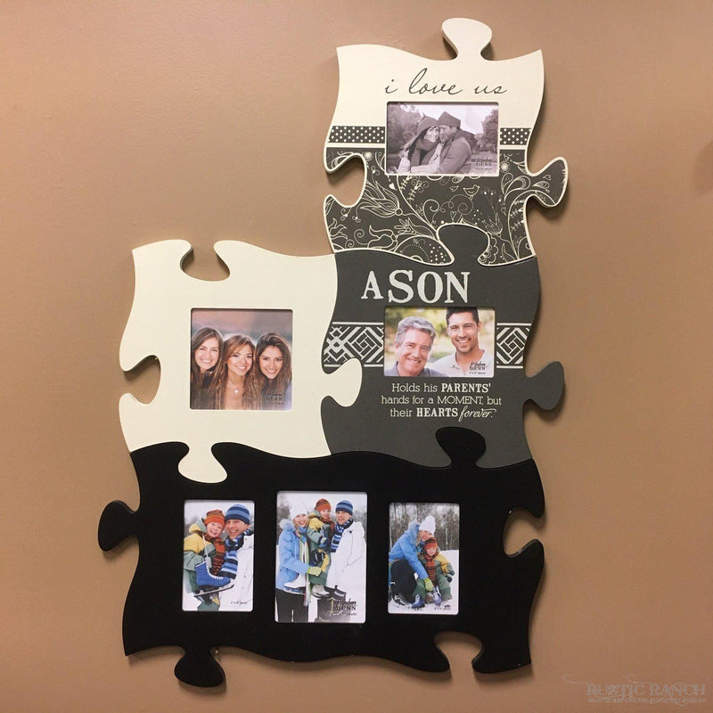 Our Blessings Puzzle Piece-Rustic Ranch