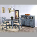 Farmhouse Round Dining Table - Three Colours available at Rustic Ranch Furniture in Airdrie, Alberta